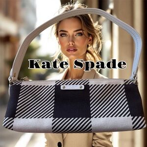 Kate Spade Erin Mini Black & Cream Handbag